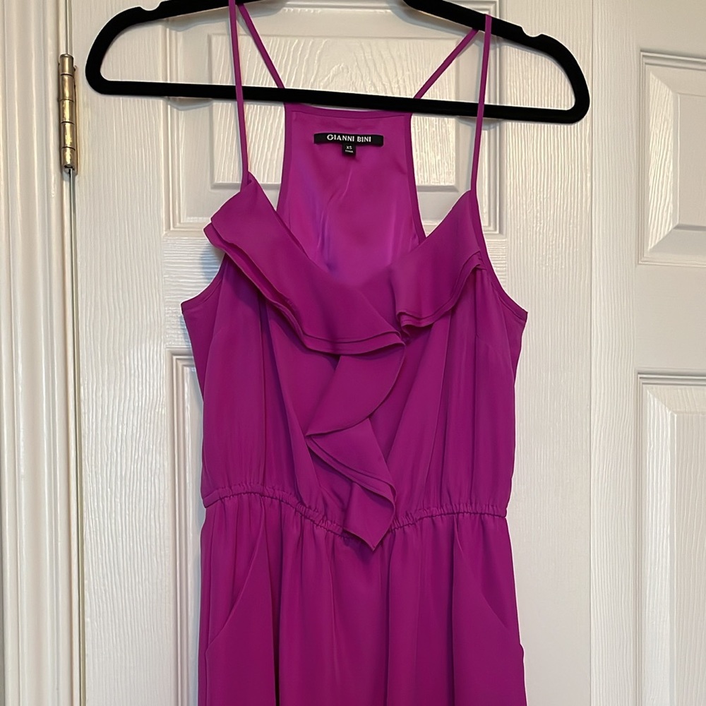 Hot pink dress